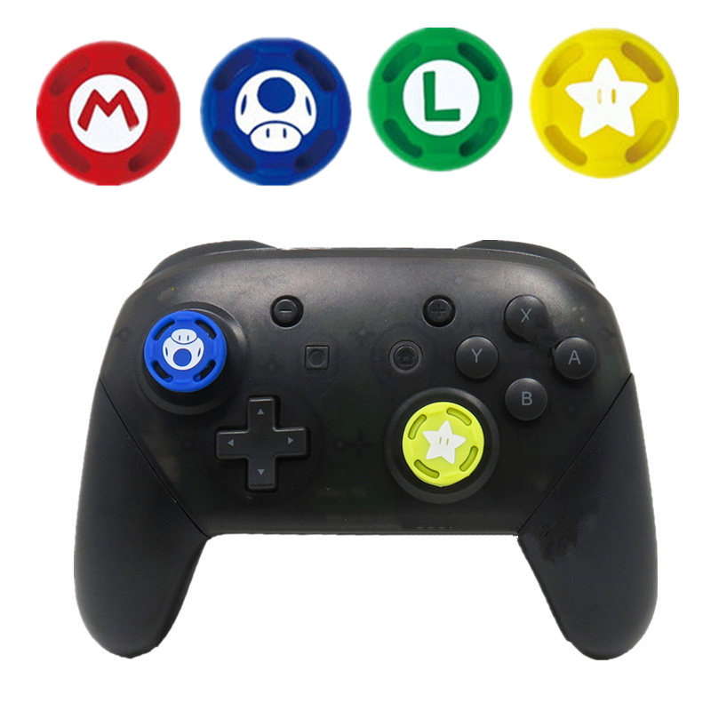 Gaming Console In Tv - 4ชิ้นซิลิโคนนิ่มแบบแอนะล็อกที่ปลอกแฮนด์โทรศัพท์มือถือฝาครอบทัมป์สติ๊กฝาครอบผิวสำหรับ nintend สวิตช์ Pro PS4จอยเกม Xbox