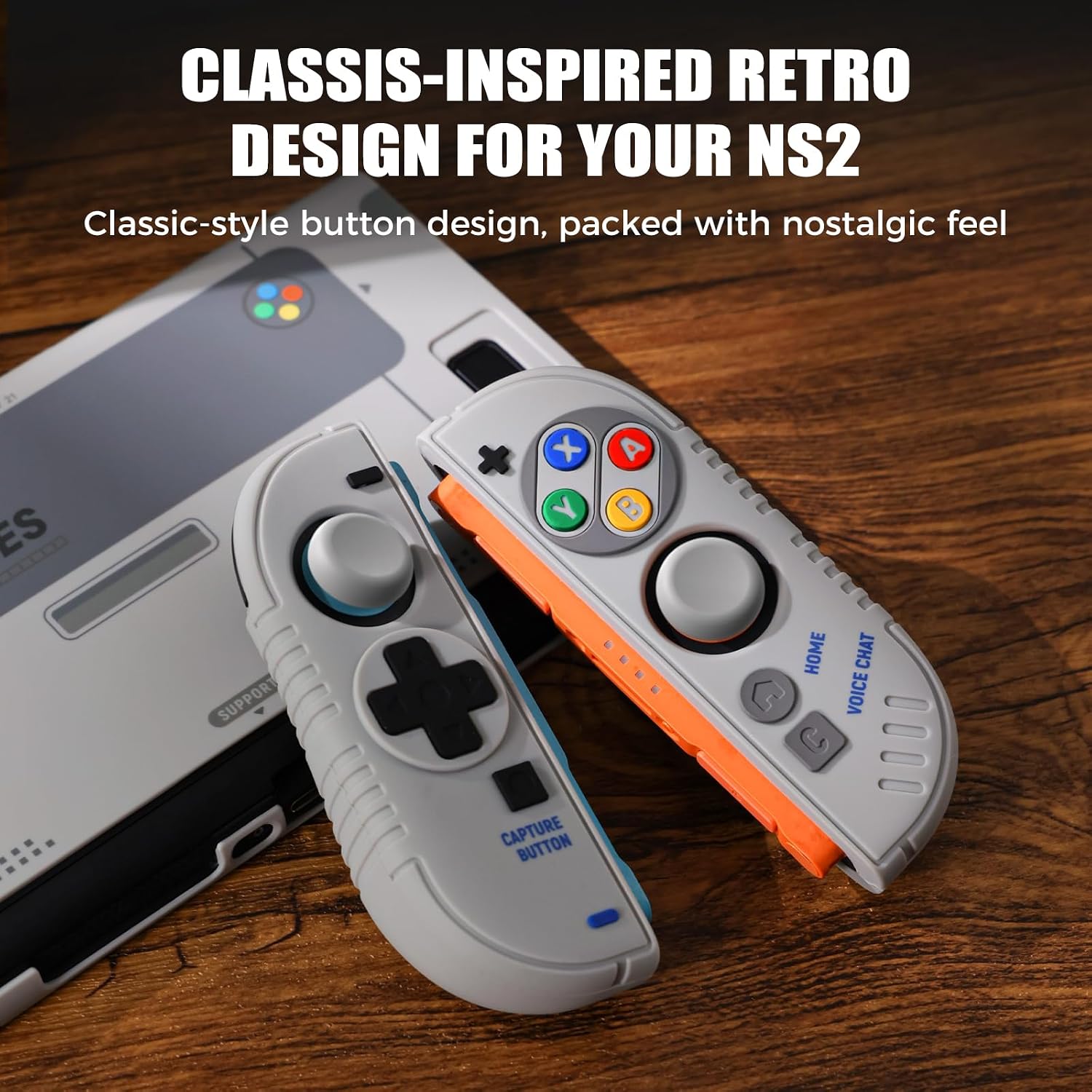 Gaming Console Buttons - IINE เคสซิลิโคนนุ่มกันลื่นสำหรับจอยเกม Nintendo Switch 2 ลายธีม