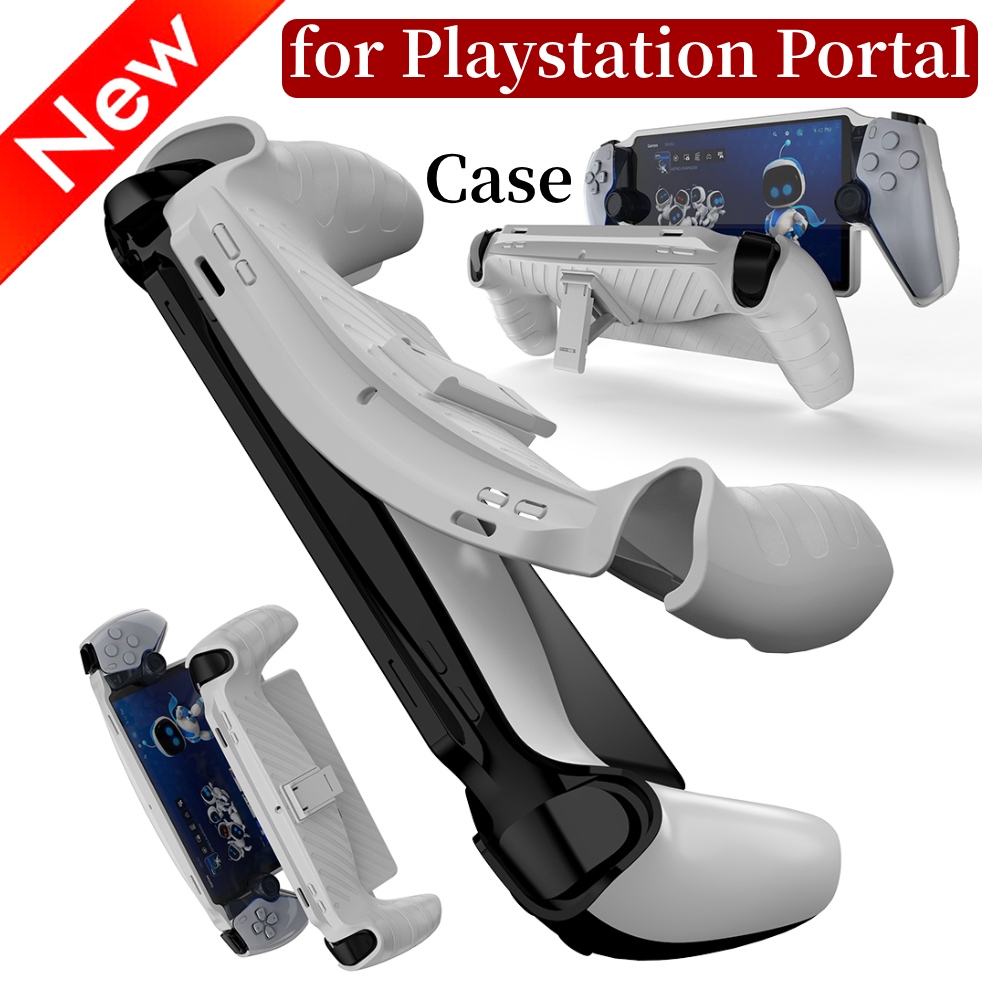 Gaming Console Latest - ฝาครอบตัวควบคุมเกมคอนโซลสำหรับ PlayStation พอร์ทัลกรณีพร้อมขาตั้งปลอก TPU เครื่องเกมผิวเคสปลอกหุ้ม