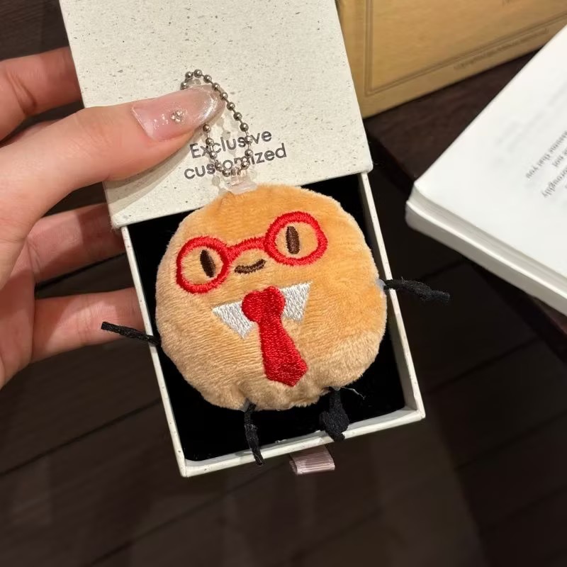 Gaming Console Keychain - ชุดพวงกุญแจมันฝรั่งตุ๊กตานุ่มน่ารัก 1/3 ชิ้น พวงกุญแจตุ๊กตาการ์ตูนคาวาอี้ จี้ห้อยกระเป๋าขนนุ่มฟู ของขวัญสำหรับเด็กผู้หญิง