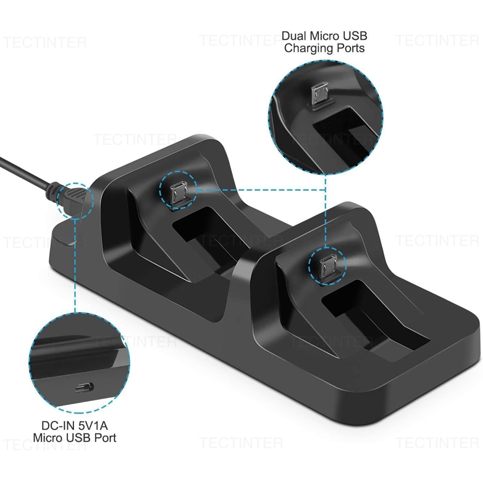 แท่นชาร์จคู่สำหรับคอนโทรลเลอร์ - Gaming Console Tv บทวิจารณ์และราคา