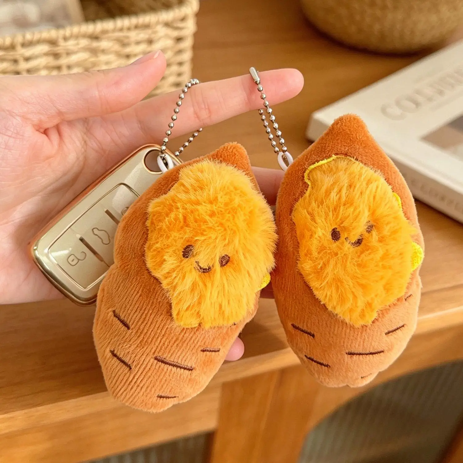 1/5 ชิ้น พวงกุญแจมันหวานจำลองแ - Gaming Console Keychain บทวิจารณ์และราคา