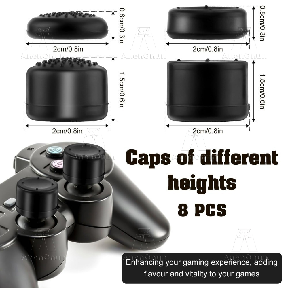 8PCS Thumb Grip Caps Controlle - Gaming Console In Tv บทวิจารณ์และราคา
